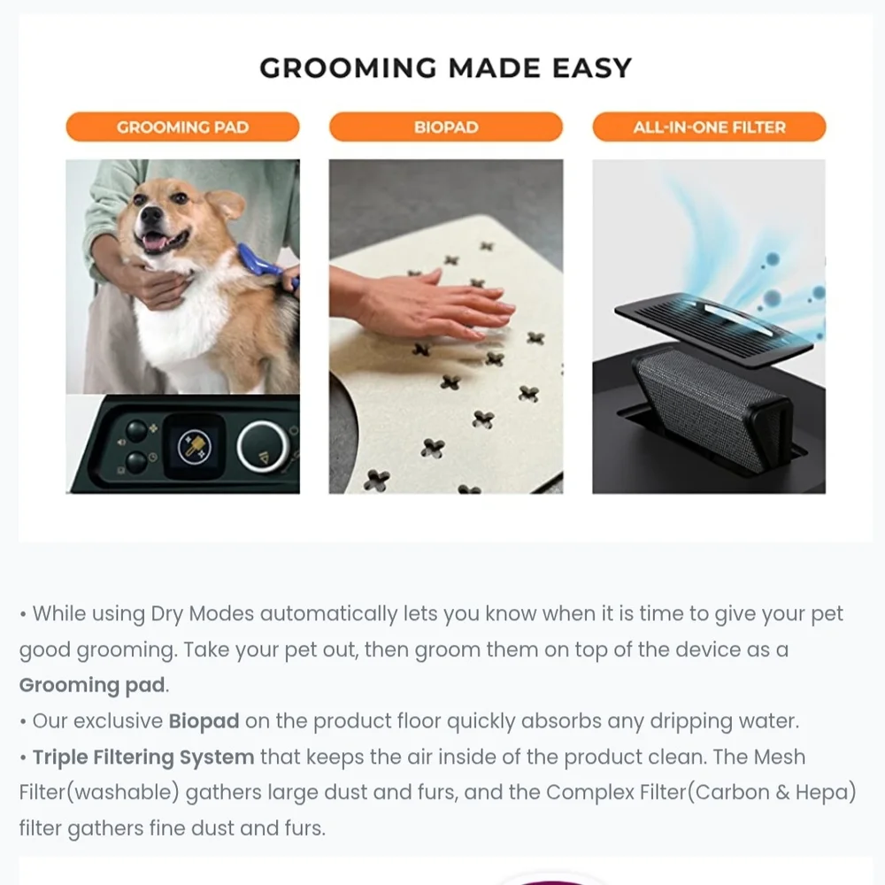 Caresys Smart Pet Dryer in White